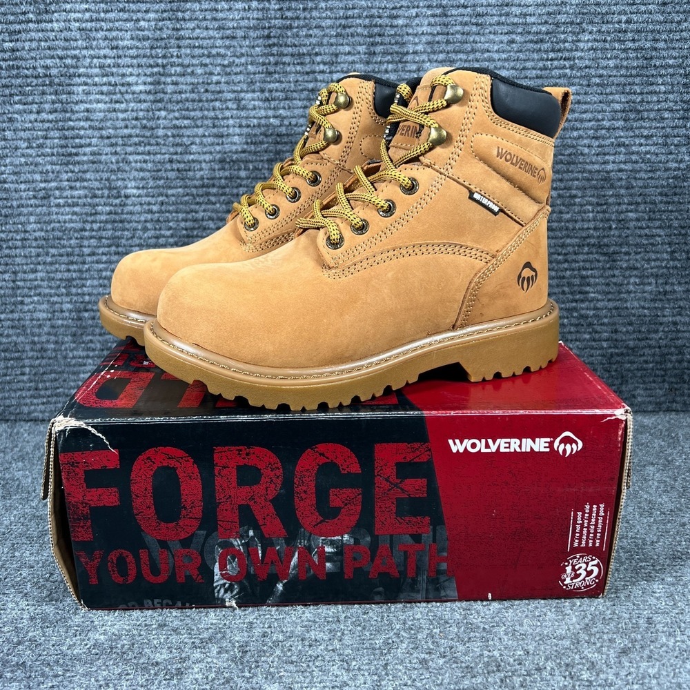 Wolverine Floorhand Boots Womens 5 Brown Insulated Steel Toe Work Slip‎ Oil Res